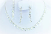 Crystals or rhinestones necklace set  