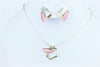 Pink Handmade designer necklace set