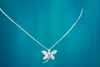 Cubic Zirconia silver necklace