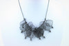 Mesh & bohemian crystals necklace 