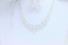 Crystal or rhinestones necklace set 